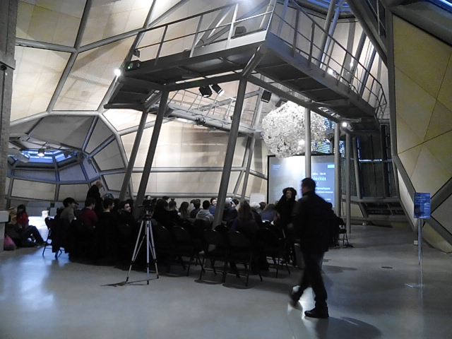 Eric Goles, LE STUDIUM Professor aux Turbulences Frac Centre, le 25 février 2016. 