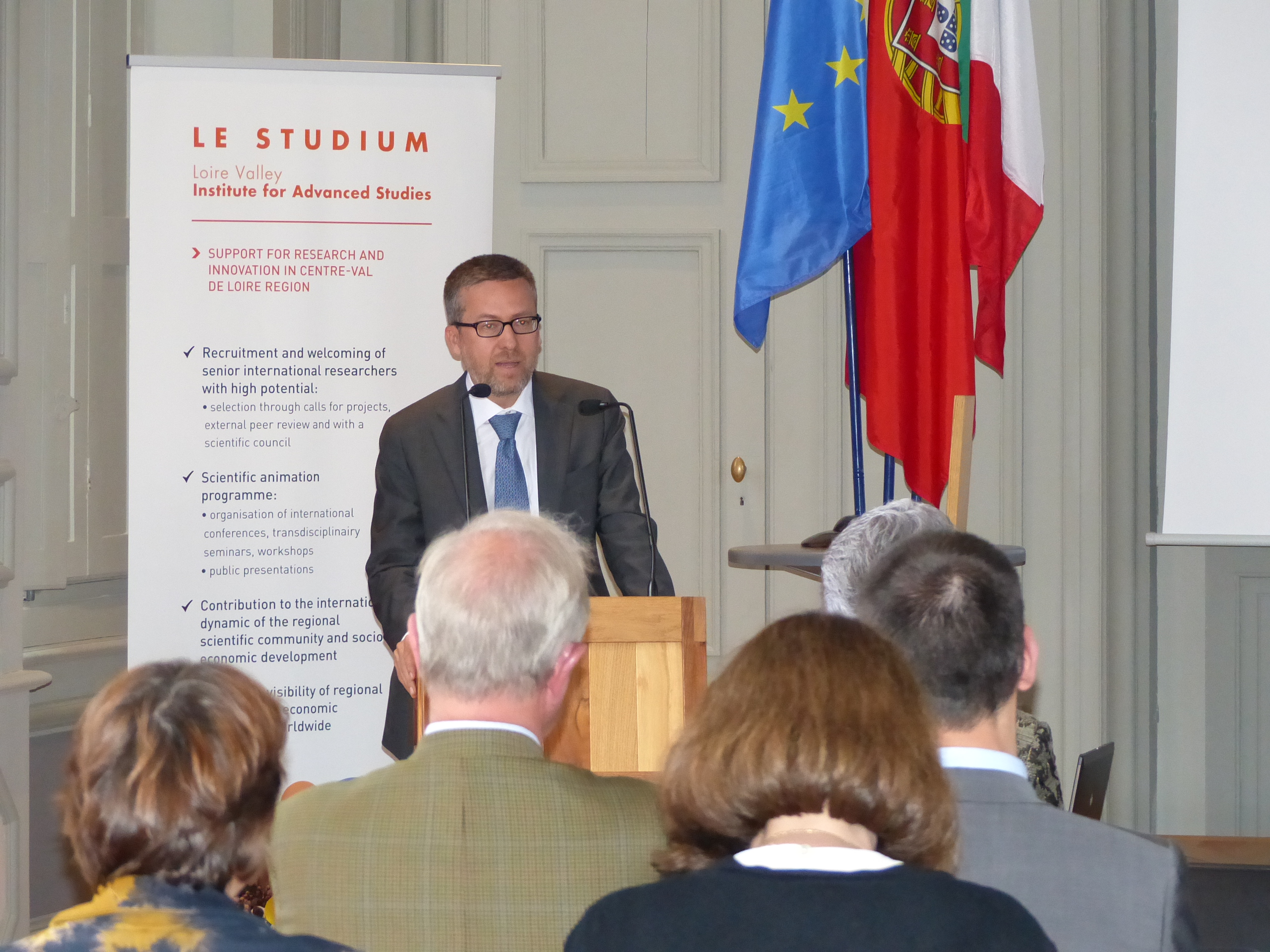 European Commissioner for Research, Science and Innovation, M. Carlos Moedas's visit to Hôtel Dupanloup - 13th September 2017