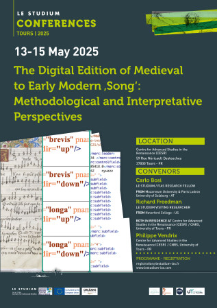 The Digital Edition of Medieval to Early Modern ‚Song‘: Methodological and Interpretative Perspectives