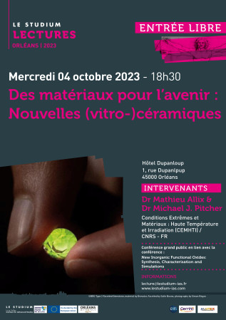 Des matériaux pour l’avenir : Nouvelles (vitro-)céramiques