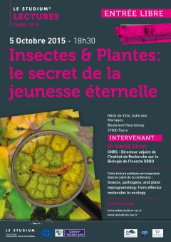 Insectes & Plantes:  le secret de la jeunesse éternelle