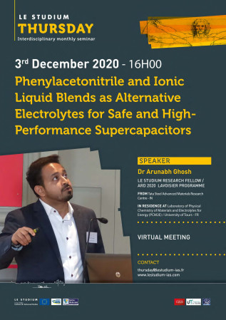 Phenylacetonitrile and Ionic Liquid Blends as Alternative Electrolytes for Safe and High-Performance Supercapacitors